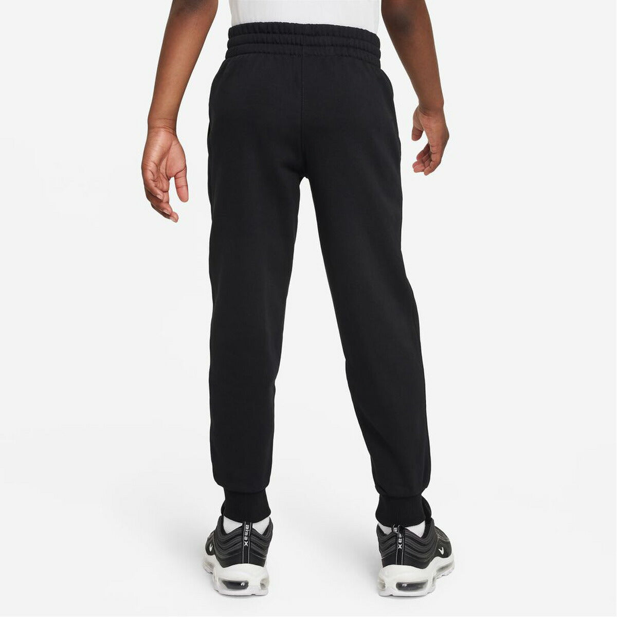 ナイキ クラブ FT スウェット 上下 セットアップ ジュニア ブランド NIKE フード付き・裏毛 綿混 フルジップ ジョガーパンツ FD3017 010 黒 ブラック 上下セット 男 女の子 キッズ スポーツウェア