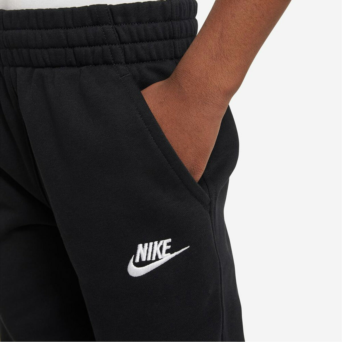 ナイキ クラブ FT スウェット 上下 セットアップ ジュニア ブランド NIKE フード付き・裏毛 綿混 フルジップ ジョガーパンツ FD3017 407 青 ブルー 上下セット 男 女の子 キッズ スポーツウェア