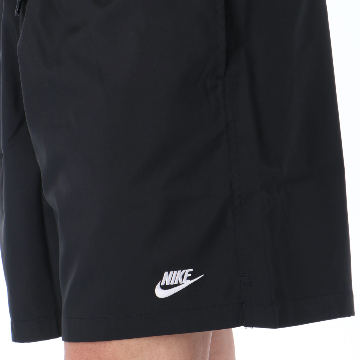 ナイキ スポーツ 短パン ウーブン フロー ハーフパンツ メンズ ブランド ショートパンツ NIKE 膝上 メッシュ 裏地付 アウトドア キャンプ FN3308 010 黒 ブラック 新作 大きいサイズ 有 スポーツウェア