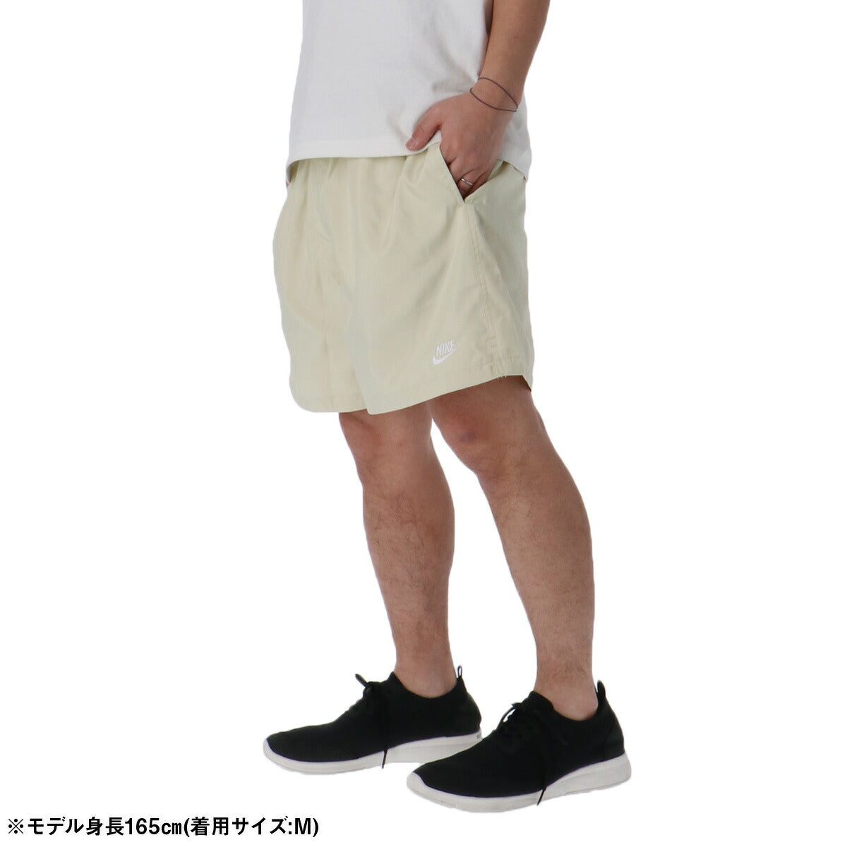 ナイキ スポーツ 短パン ウーブン フロー ハーフパンツ メンズ ブランド ショートパンツ NIKE 膝上 メッシュ 裏地付 アウトドア キャンプ FN3308 229 薄茶色 ベージュ 新作 大きいサイズ 有 スポーツウェア