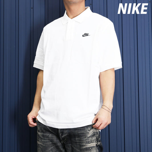 ナイキ ポロシャツ メンズ Nike Club 白 ホワイト FN3895