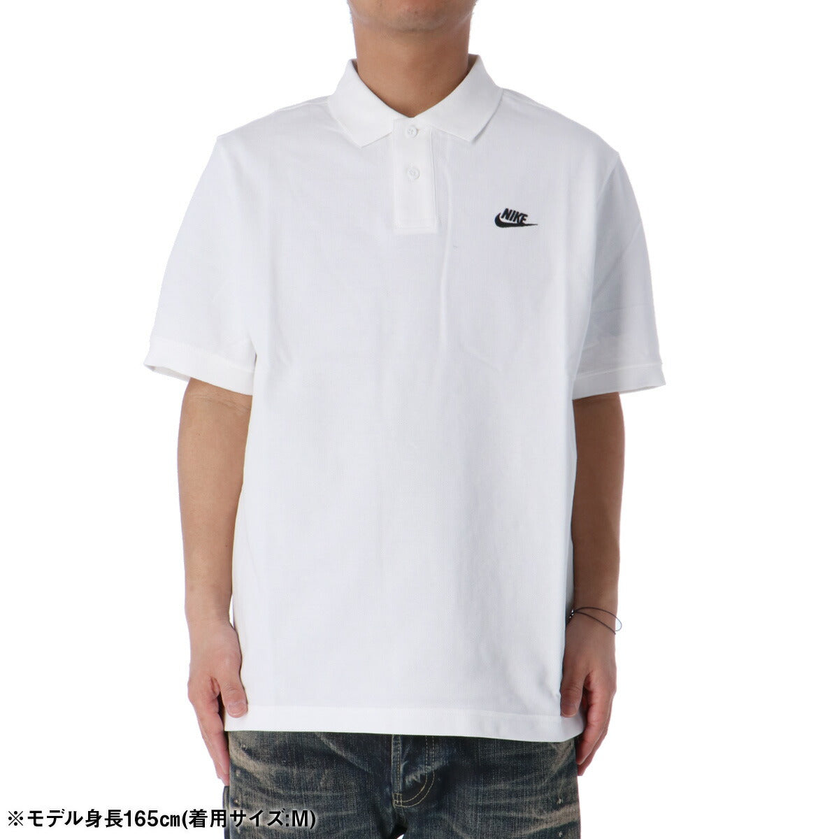 ナイキ ポロシャツ メンズ Nike Club 白 ホワイト FN3895