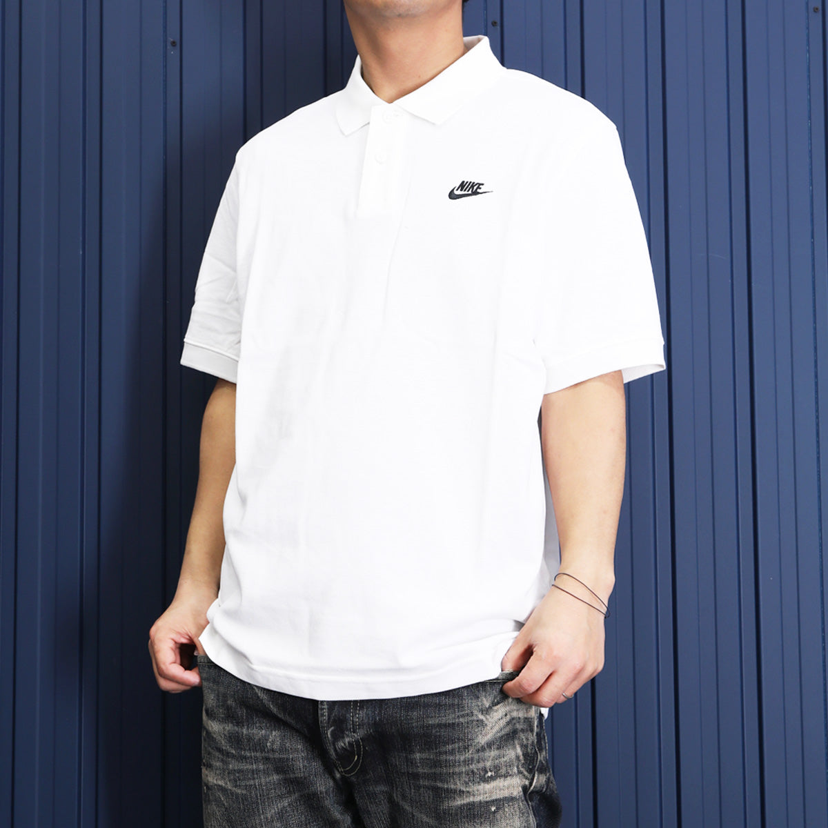 ナイキ ポロシャツ メンズ Nike Club 白 ホワイト FN3895