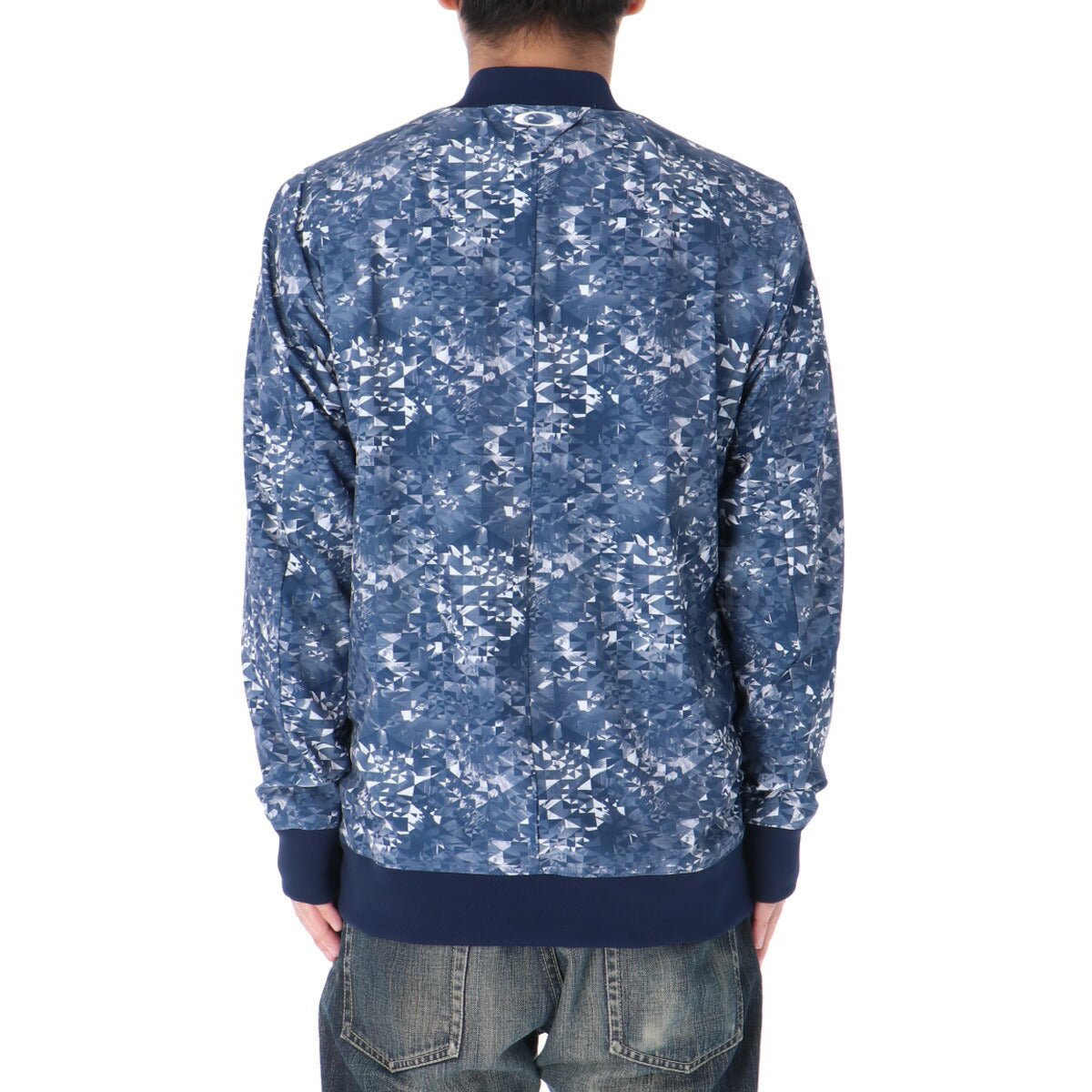 オークリー ウインドジャケット メンズ SKULL MA WIND JACKET ネイビー ホワイト FOA406417