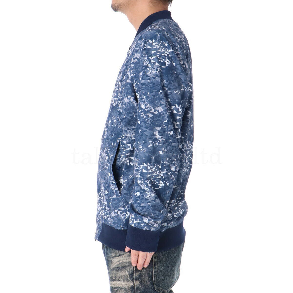 オークリー ウインドジャケット メンズ SKULL MA WIND JACKET ネイビー ホワイト FOA406417