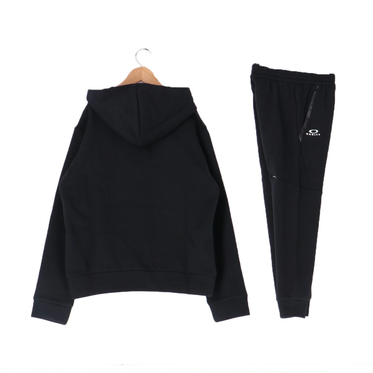 オークリー スウェット 上下 ジュニア WARM FLEECE ブラック ホワイト FOA407050