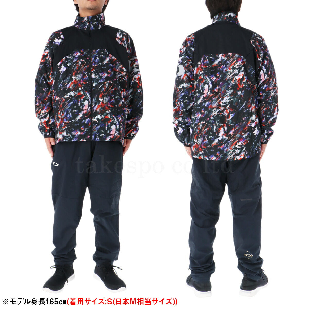オークリー ウインドブレーカー 上下 メンズ Striking Wind Warm マルチカラー ブラック FOA407095