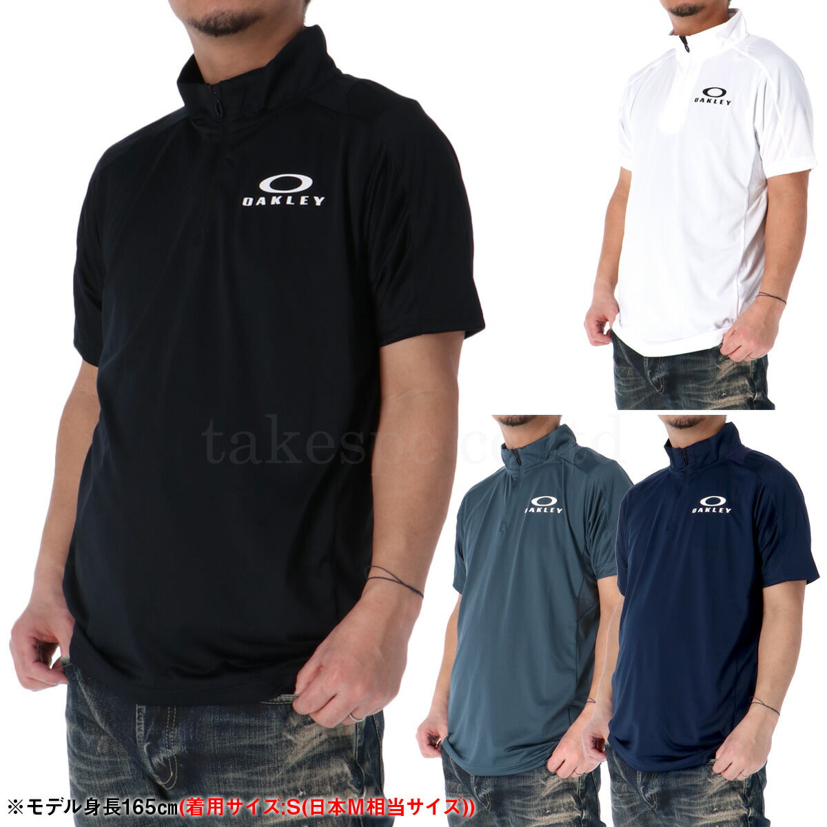 オークリー Tシャツ メンズ エンハンス Enhance ブラック ホワイト ネイビー グレー FOA407648