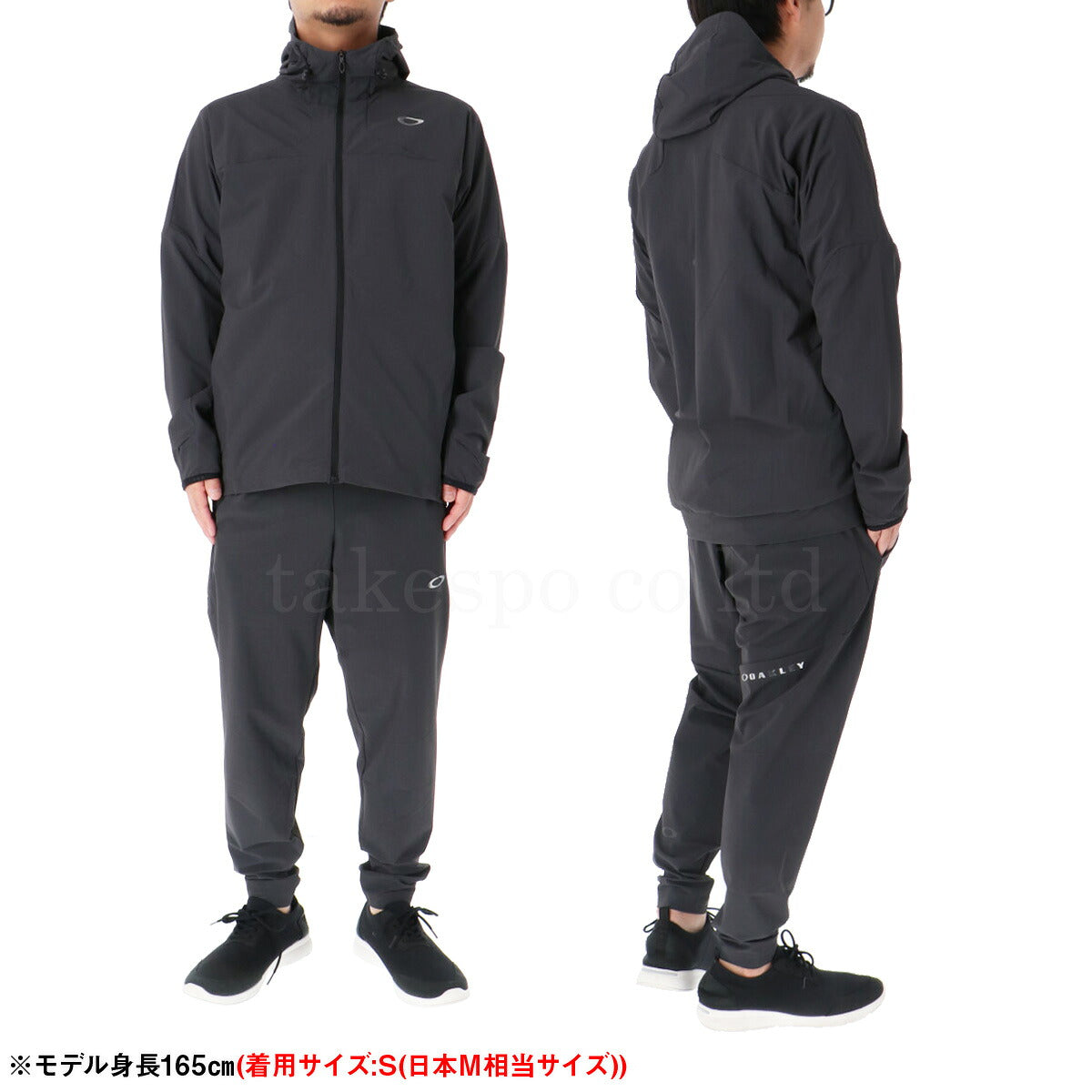 オークリー 薄手 ジャージ 上下 メンズ O フュージョンフレックス グレー ブルー FOA408112