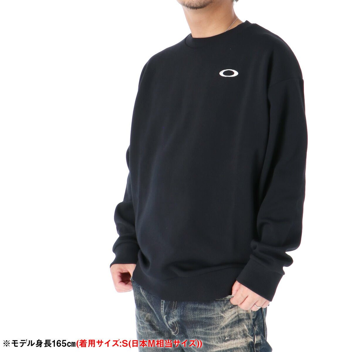 オークリー トレーナー ファウンデイショナルフリース スウェットシャツ メンズ ブランド クルーネック OAKLEY 速乾 吸水 吸汗 ドライ UVカット 黒 綿混 FOA408247 あす楽 新作 大きいサイズ 有 スポーツウェア トレーニングウェア スポーツ おしゃれ - 【公式】限定ジャージのタケスポ（Limited jersey takespo）