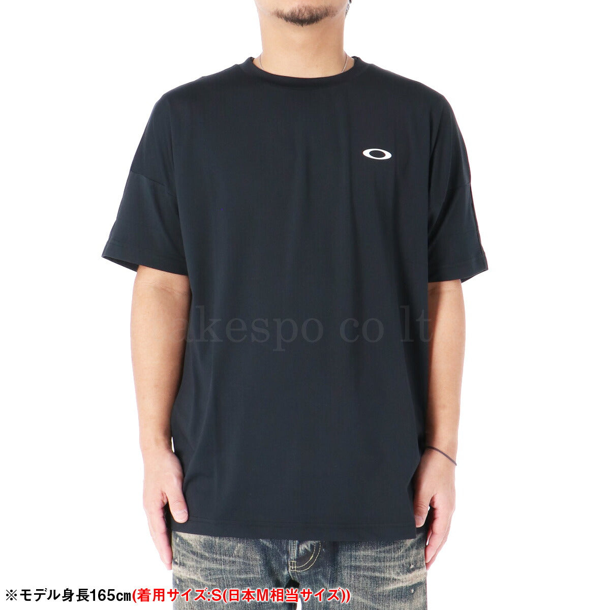 オークリー Tシャツ メンズ エンハンス ブラック ホワイト ブルー FOA408251