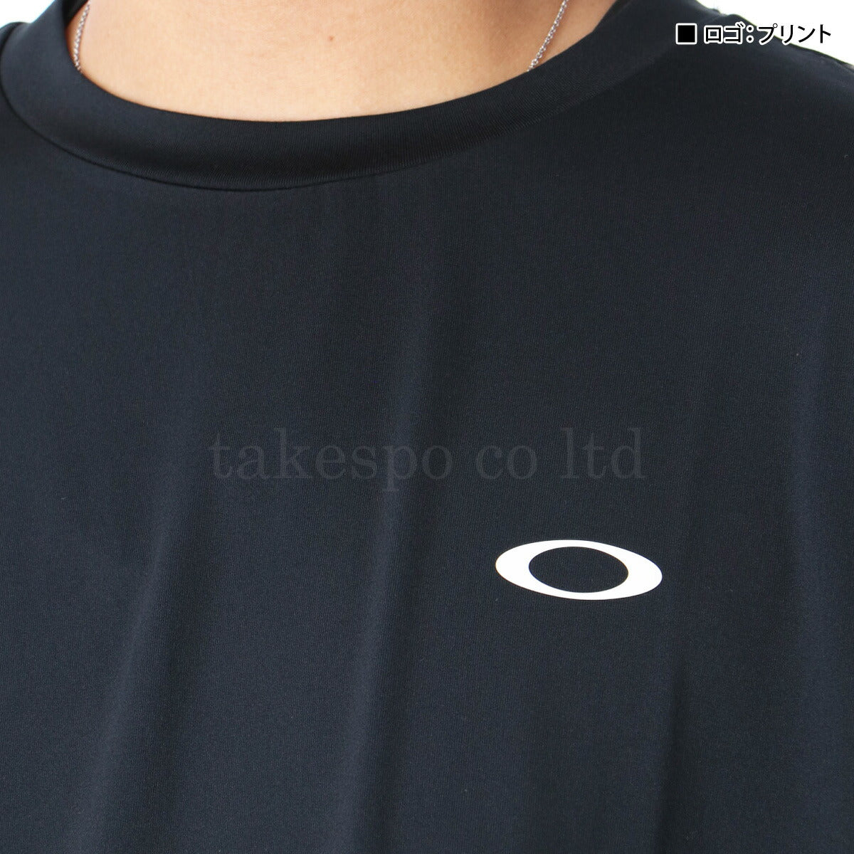 オークリー Tシャツ メンズ エンハンス ブラック ホワイト ブルー FOA408251