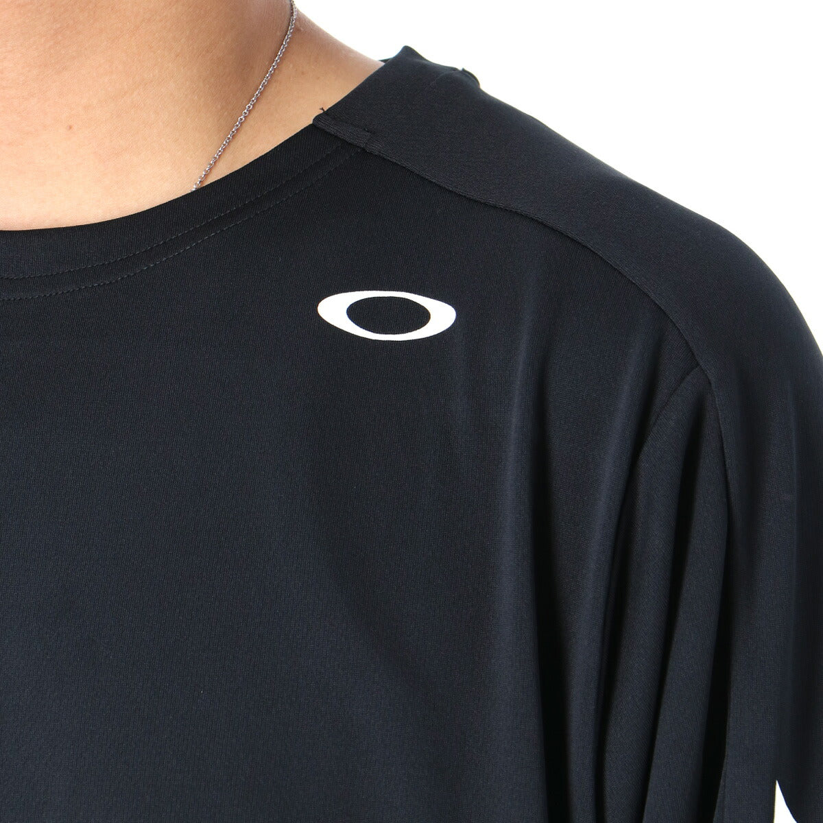 オークリー Tシャツ メンズ スラントロゴ ブラック ホワイト ブルー FOA408265
