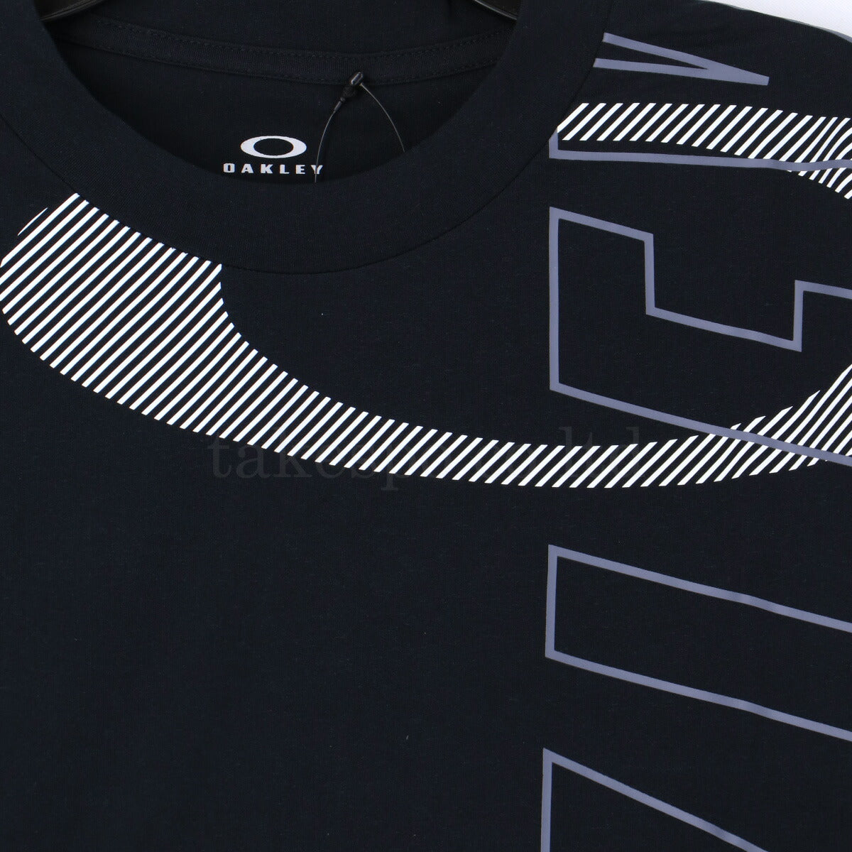 オークリー Tシャツ ジュニア ブラック ホワイト FOA408327