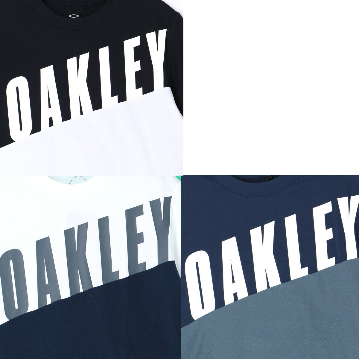オークリー Tシャツ ジュニア ブラック ホワイト ネイビー FOA408328
