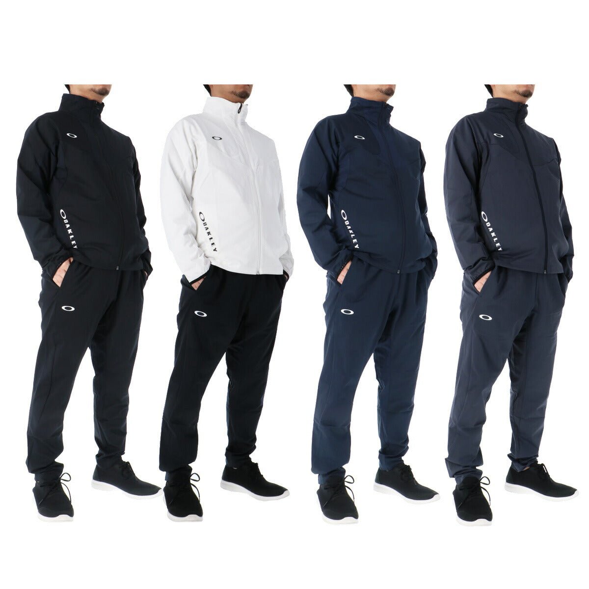オークリー ジャージ上下 エンハンス テックジャージ ジャージ 上下 セットアップ メンズ ブランド OAKLEY フード付き フーディ 速乾 吸水 吸汗 ドライ ストレッチ 防風 UVカット 黒 白 トラックスーツ FOA408780 上下セット 大きいサイズ 有 スポーツウェア トレーニングウェア スポーツ おしゃれ - 【公式】限定ジャージのタケスポ（Limited jersey takespo）