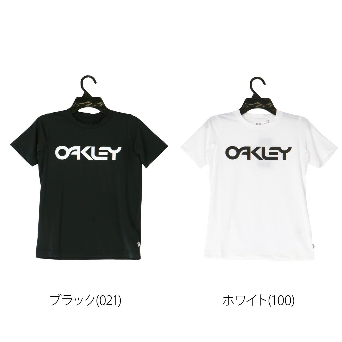 オークリー Tシャツ ジュニア ブラック ホワイト FOA408826