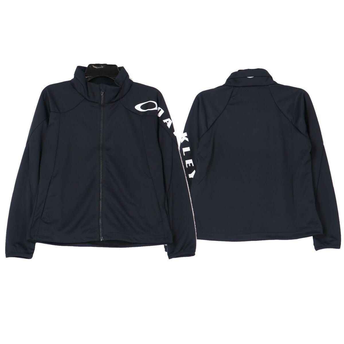 オークリー ジャージ上下 ジャージ 上下 セットアップ ジュニア ブランド OAKLEY 速乾 吸水 吸汗 ドライ UVカット フルジップ リフレクター 黒 トラックスーツ トラックジャージ FOA408966 上下セット 男 女の子 キッズ スポーツウェア トレーニングウェア スポーツ おしゃれ - 【公式】限定ジャージのタケスポ（Limited jersey takespo）