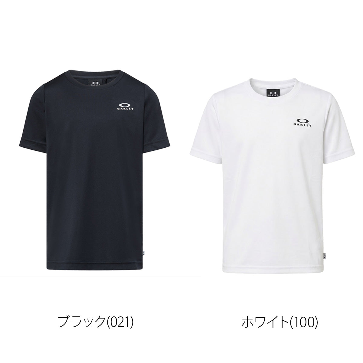 オークリー Tシャツ ジュニア ブラック ホワイト FOA408970