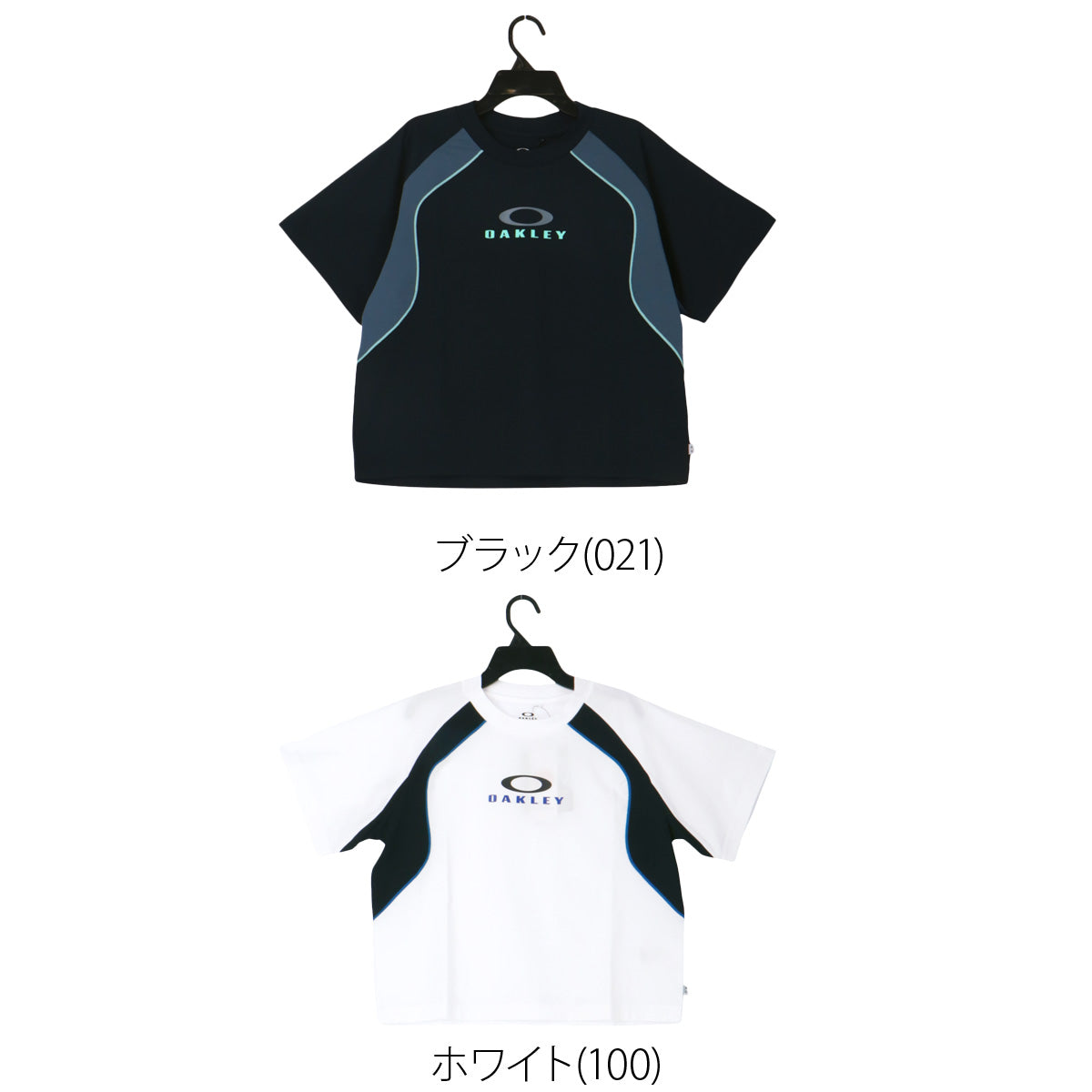 オークリー Tシャツ ジュニア ブラック ホワイト FOA408973