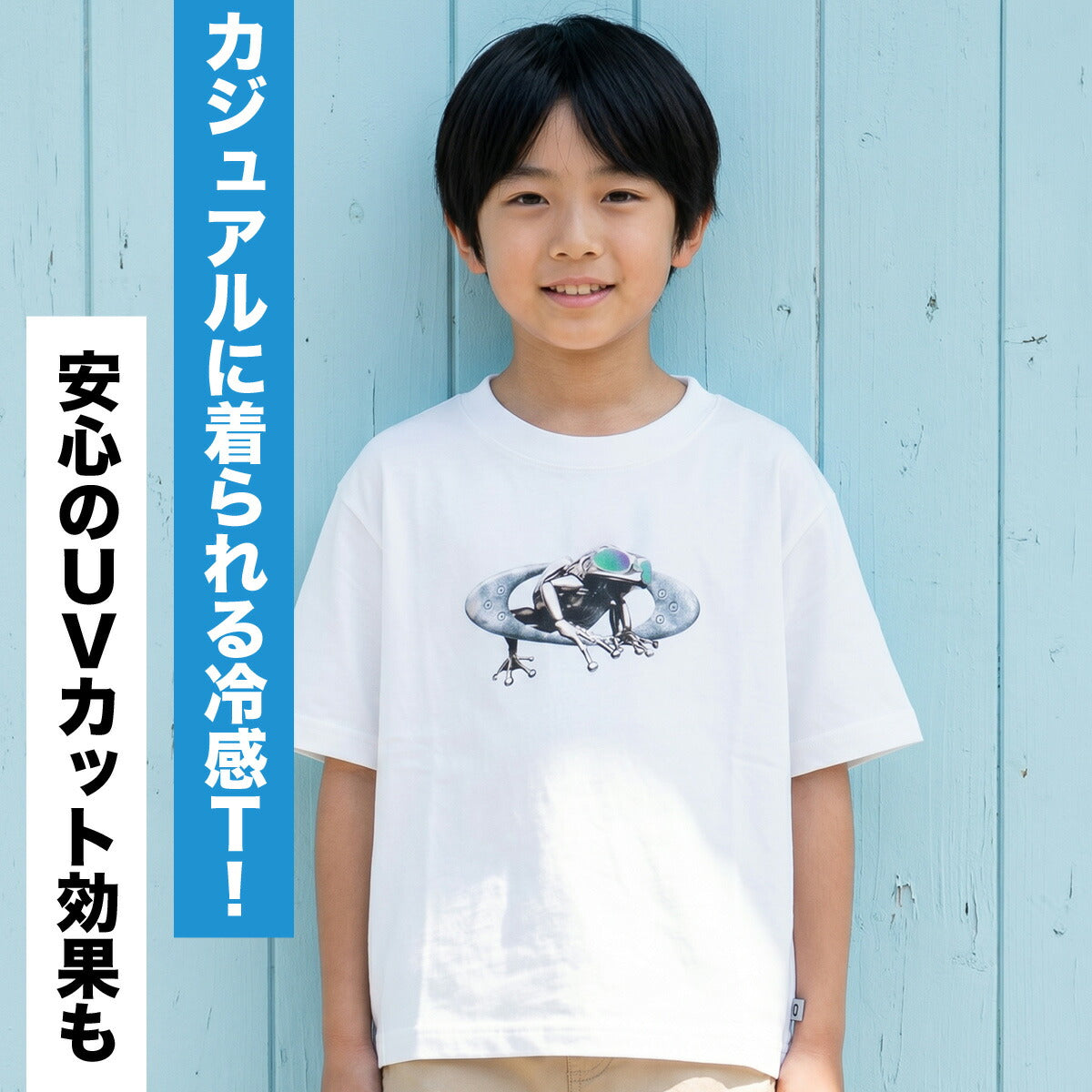 オークリー Tシャツ ジュニア ブラック ホワイト グリーン FOA408977