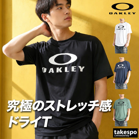 オークリー Tシャツ メンズ エンハンス ブラック ホワイト ネイビー グリーン FOA409023
