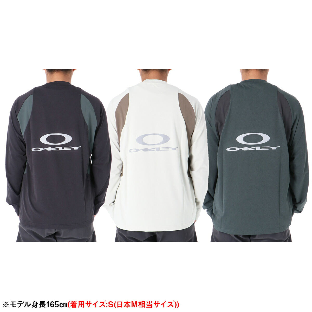 ロンT 長袖Tシャツ メンズ ブランド オークリー ドライ 速乾 スポーツ Tシャツ ロンティー ロングTシャツ 長袖 吸汗 吸水 OAKLEY UVカット ストレッチ 形状安定 黒 FOA409376 ブラック