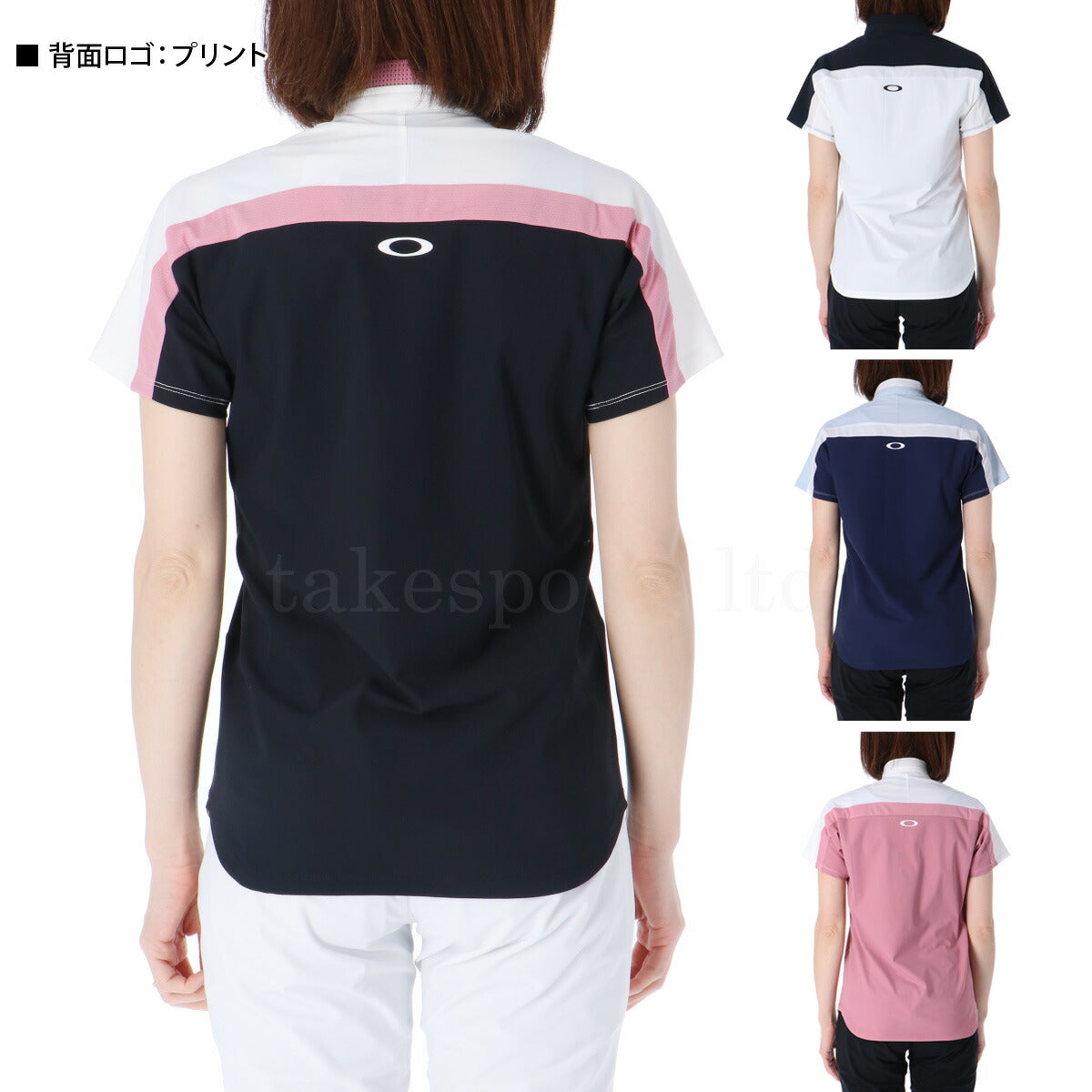 オークリー Tシャツ レディース Elevate Cool ブラック ホワイト ネイビー ピンク FOA500735