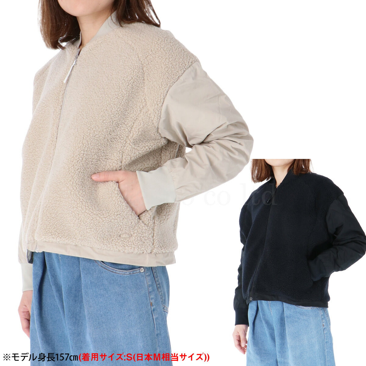 オークリー ジャケット レディース ベージュ ブラック FOA500888