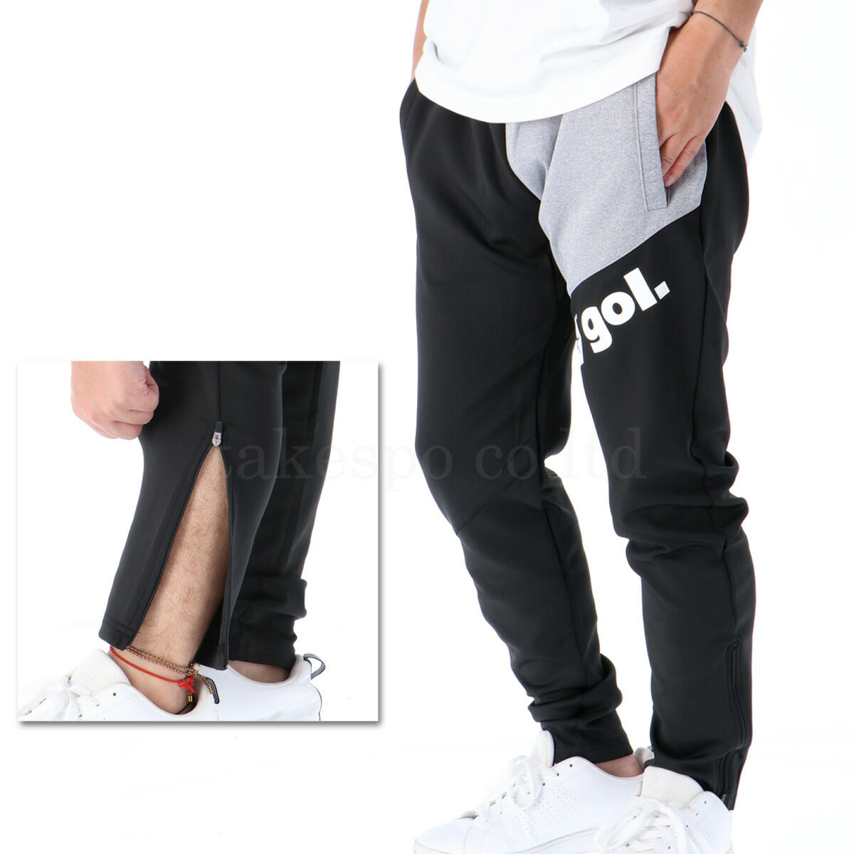 ゴル ジャージ 上下 メンズ オンフィールドジャージ ブラック グレー G153317