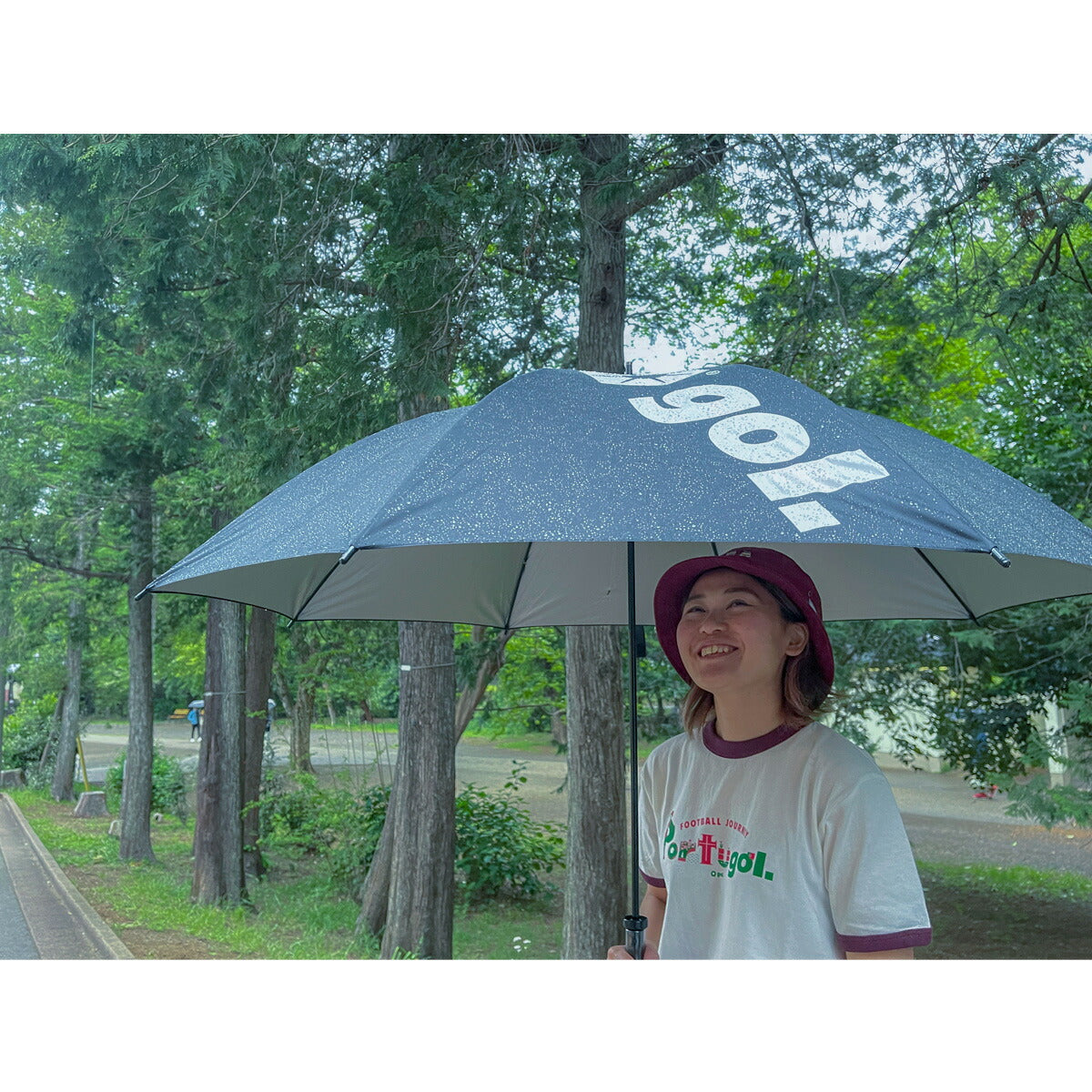 ゴル 傘 メンズ レディース 晴雨兼用 UV遮光傘 ブラック ネイビー G186632
