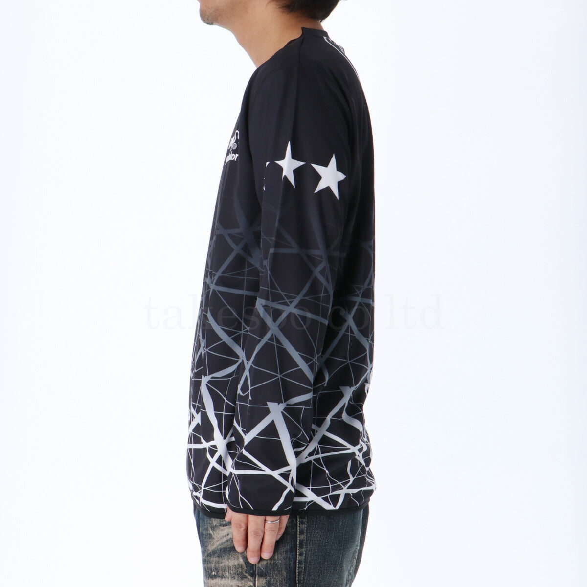 ゴレアドール Tシャツ メンズ Geometric ブルー ブラック G2602