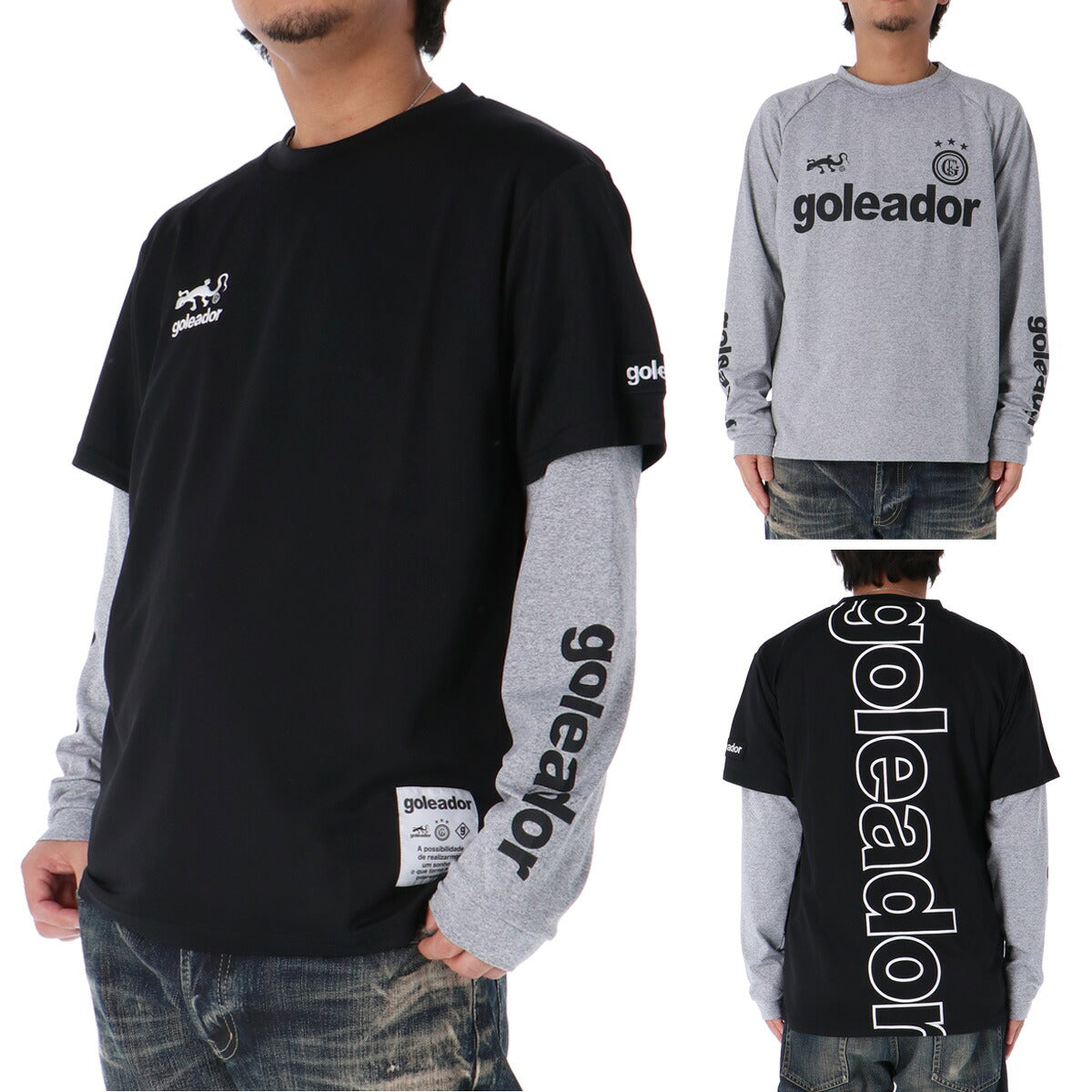 ゴレアドール Tシャツ メンズ アンサンブル ブラック ブルー グリーン G2606