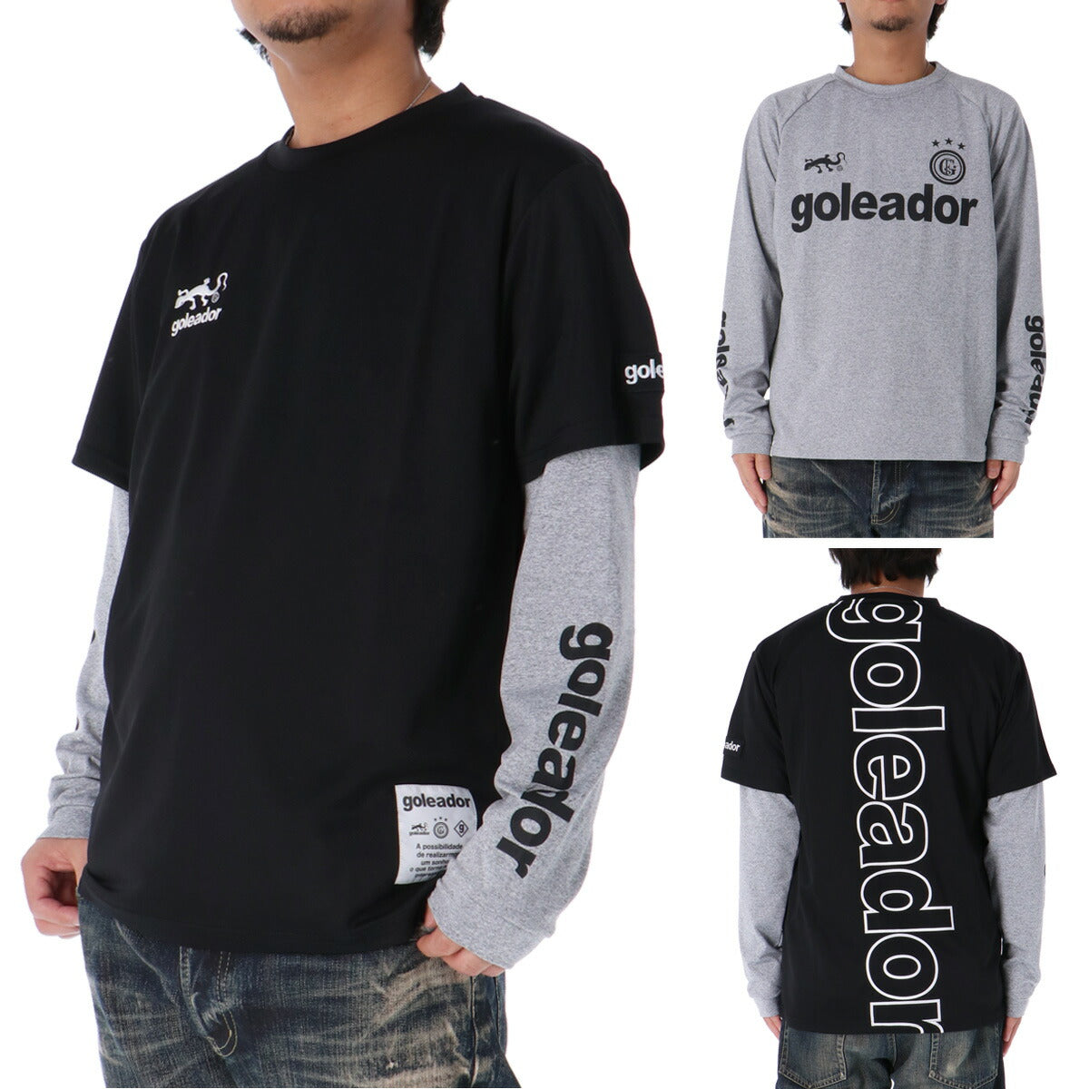 ゴレアドール Tシャツ メンズ アンサンブル ブラック ブルー グリーン G2606