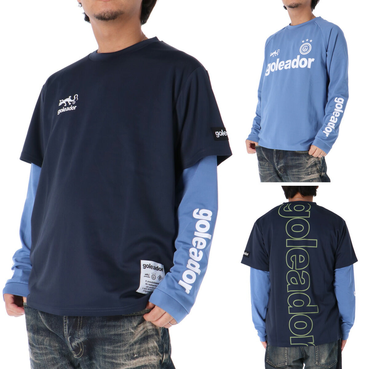ゴレアドール Tシャツ メンズ アンサンブル ブラック ブルー グリーン G2606