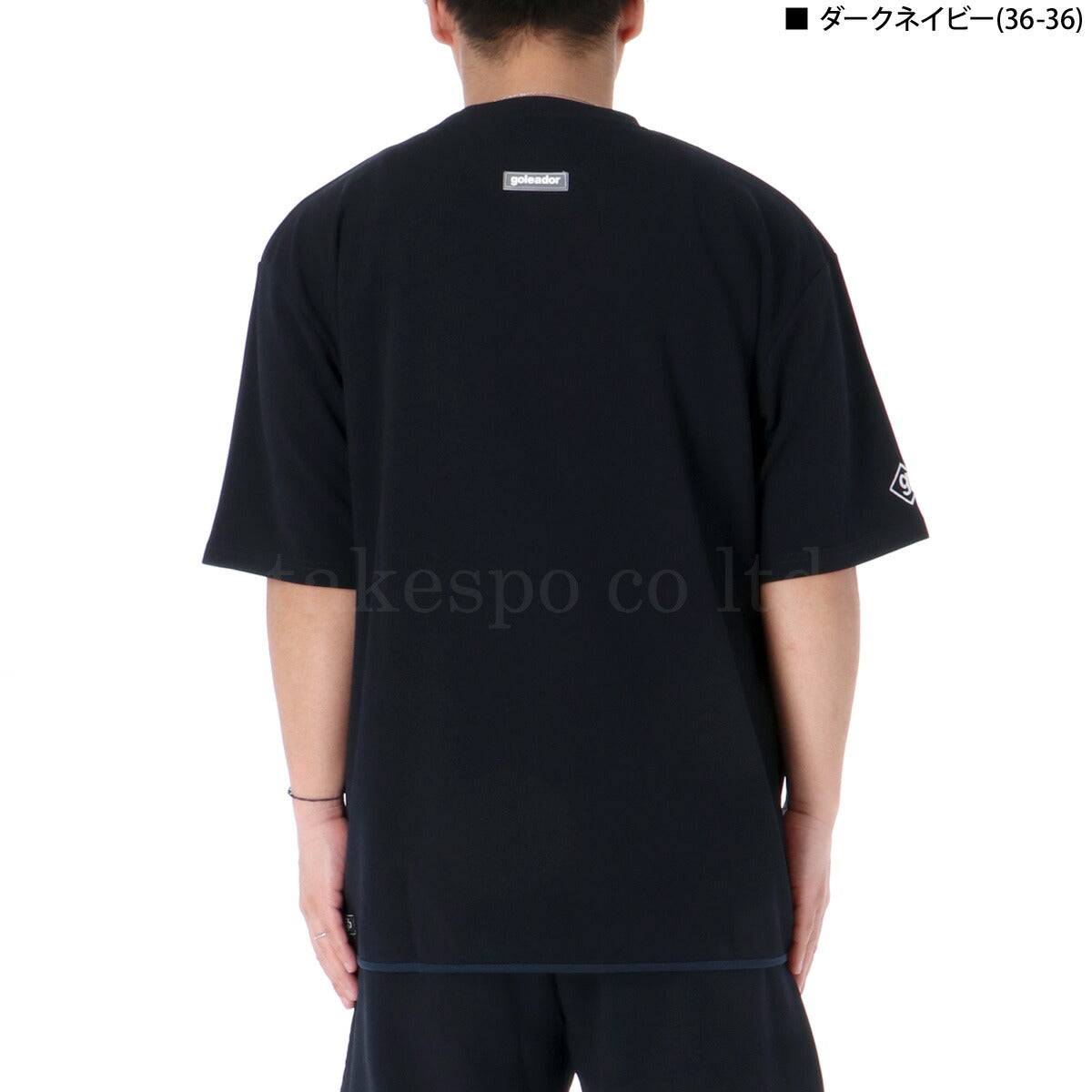 ゴレアドール Tシャツ ハーフパンツ 上下 メンズ オーガンジー ブラック ネイビー G2637
