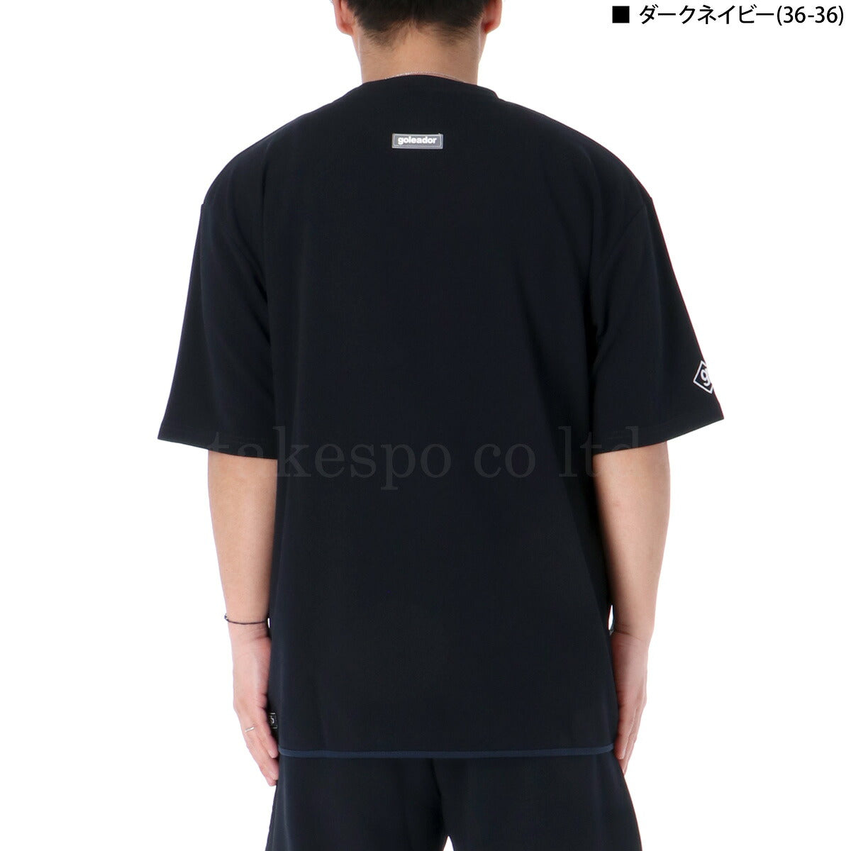 ゴレアドール Tシャツ ハーフパンツ 上下 メンズ オーガンジー ブラック ネイビー G2637