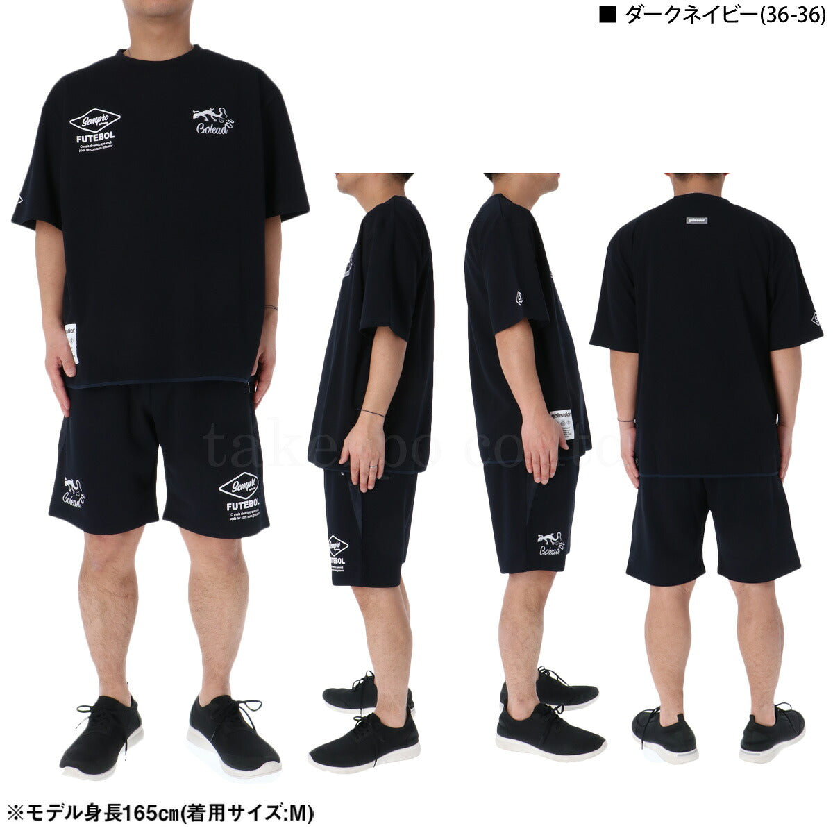 ゴレアドール Tシャツ ハーフパンツ 上下 メンズ オーガンジー ブラック ネイビー G2637