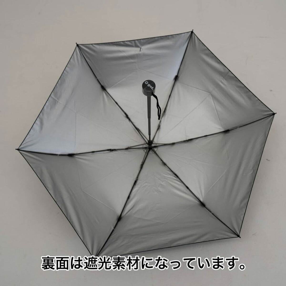 ゴル 傘 メンズ レディース 晴雨兼用 UV 遮光 折りたたみ傘 ブラック ネイビー G386748