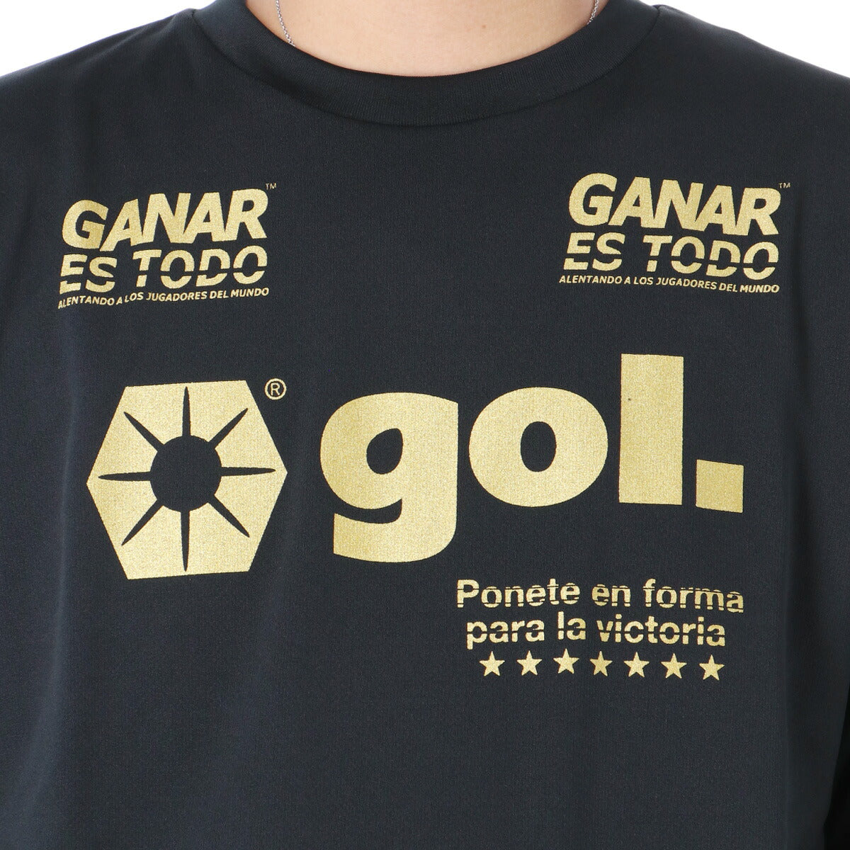 ゴル Tシャツ メンズ プリメーロ ブラック ホワイト G591021
