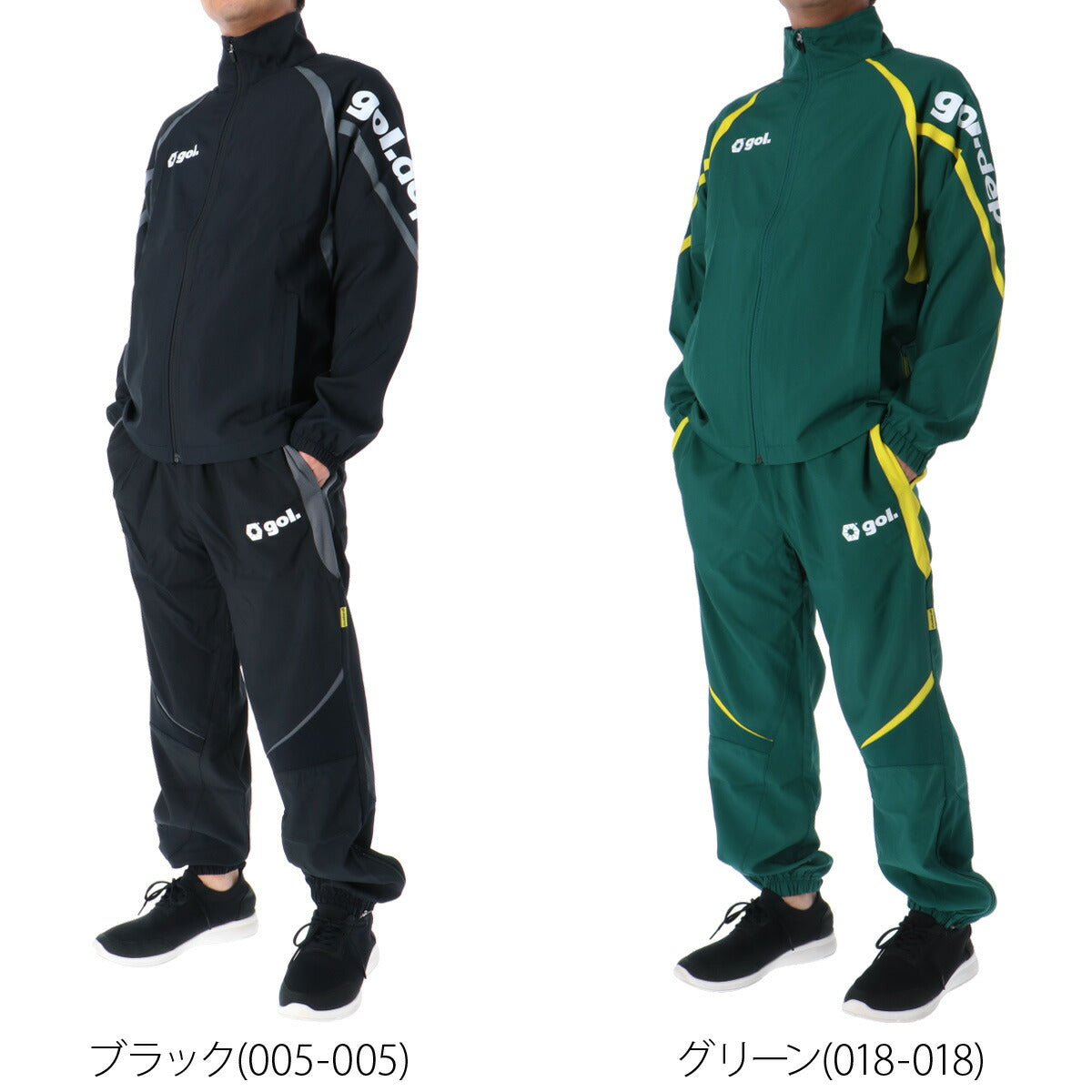 ゴル メンズ クロス薄手 ジャージ上下 ウーブ gol. アパレル 上下 G753280/G754281