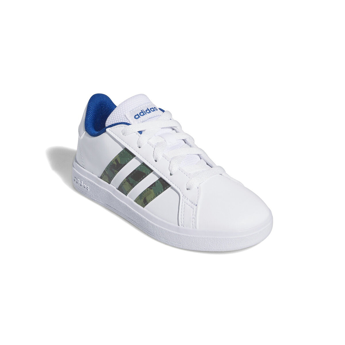 アディダス GRAND COURT 2.0 K グランドコート ライフスタイル テニス レースアップ シューズ ジュニア ブランド スニーカー adidas カジュアル 運動会 10003388 GV6796 白 ホワイト 男 女の子 キッズ