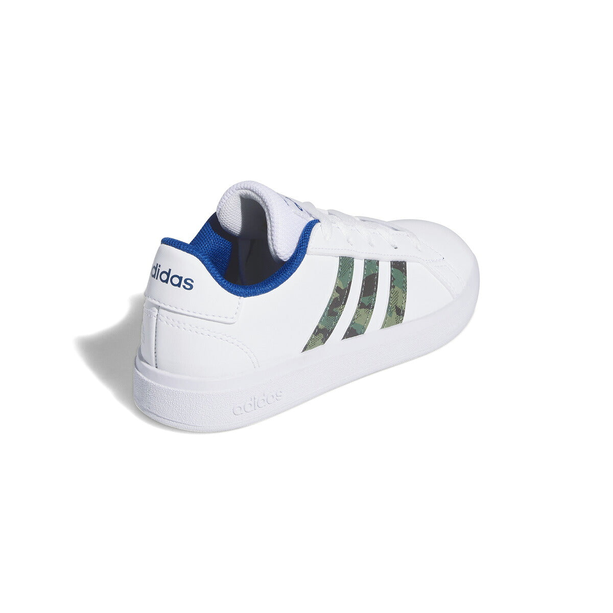 アディダス GRAND COURT 2.0 K グランドコート ライフスタイル テニス レースアップ シューズ ジュニア ブランド スニーカー adidas カジュアル 運動会 10003388 GV6796 白 ホワイト 男 女の子 キッズ
