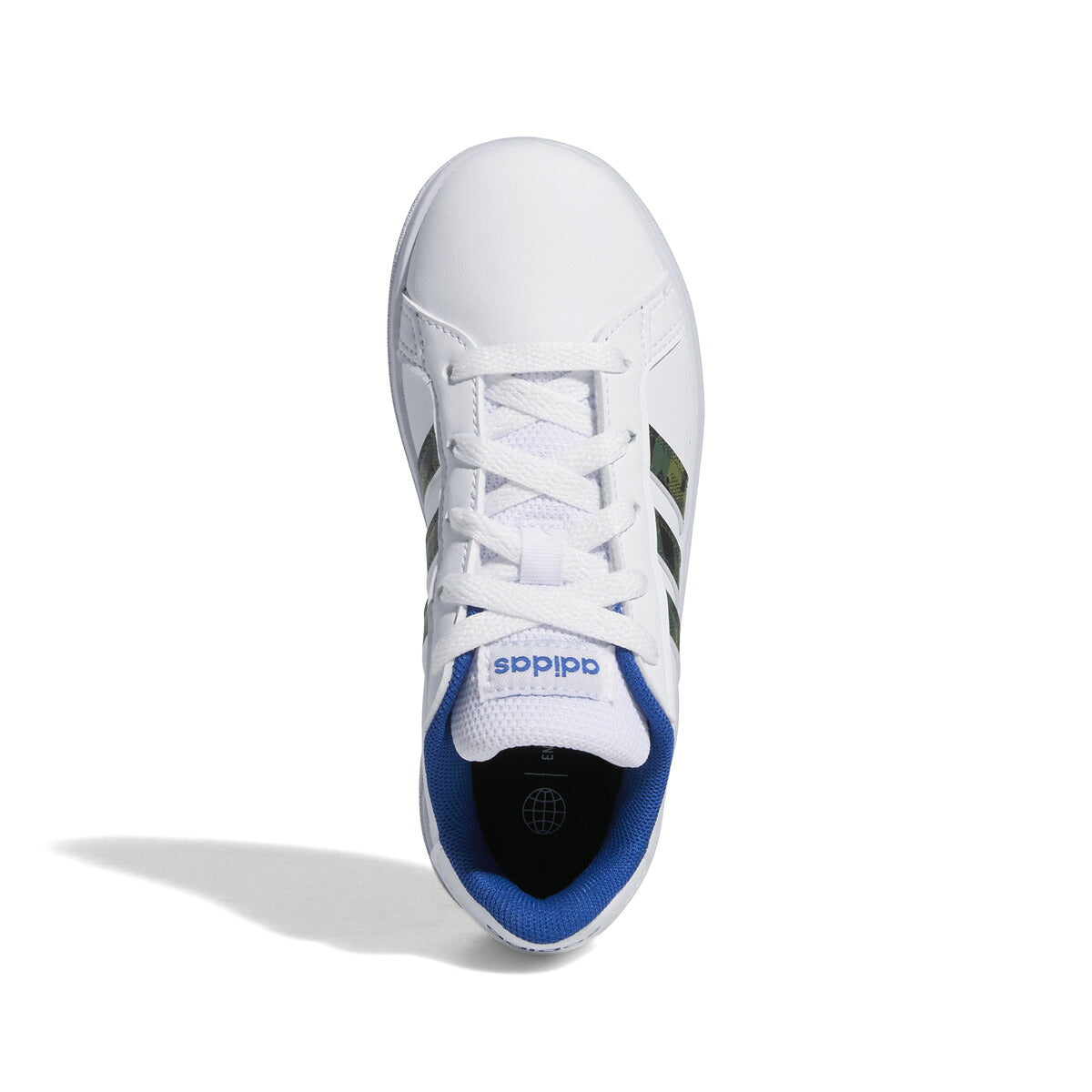 アディダス GRAND COURT 2.0 K グランドコート ライフスタイル テニス レースアップ シューズ ジュニア ブランド スニーカー adidas カジュアル 運動会 10003388 GV6796 白 ホワイト 男 女の子 キッズ