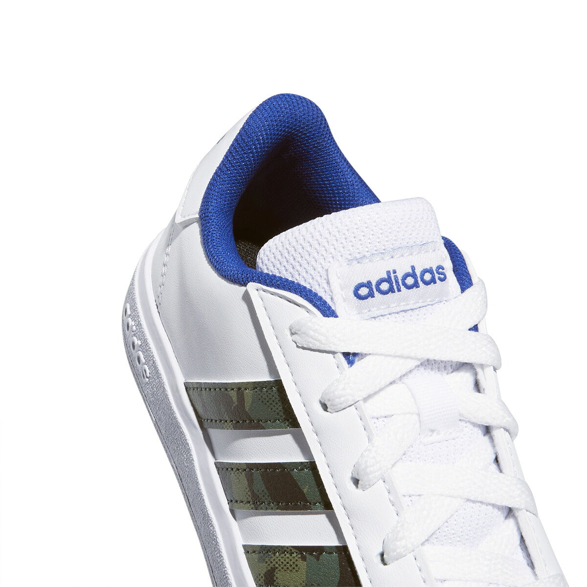 アディダス GRAND COURT 2.0 K グランドコート ライフスタイル テニス レースアップ シューズ ジュニア ブランド スニーカー adidas カジュアル 運動会 10003388 GV6796 白 ホワイト 男 女の子 キッズ