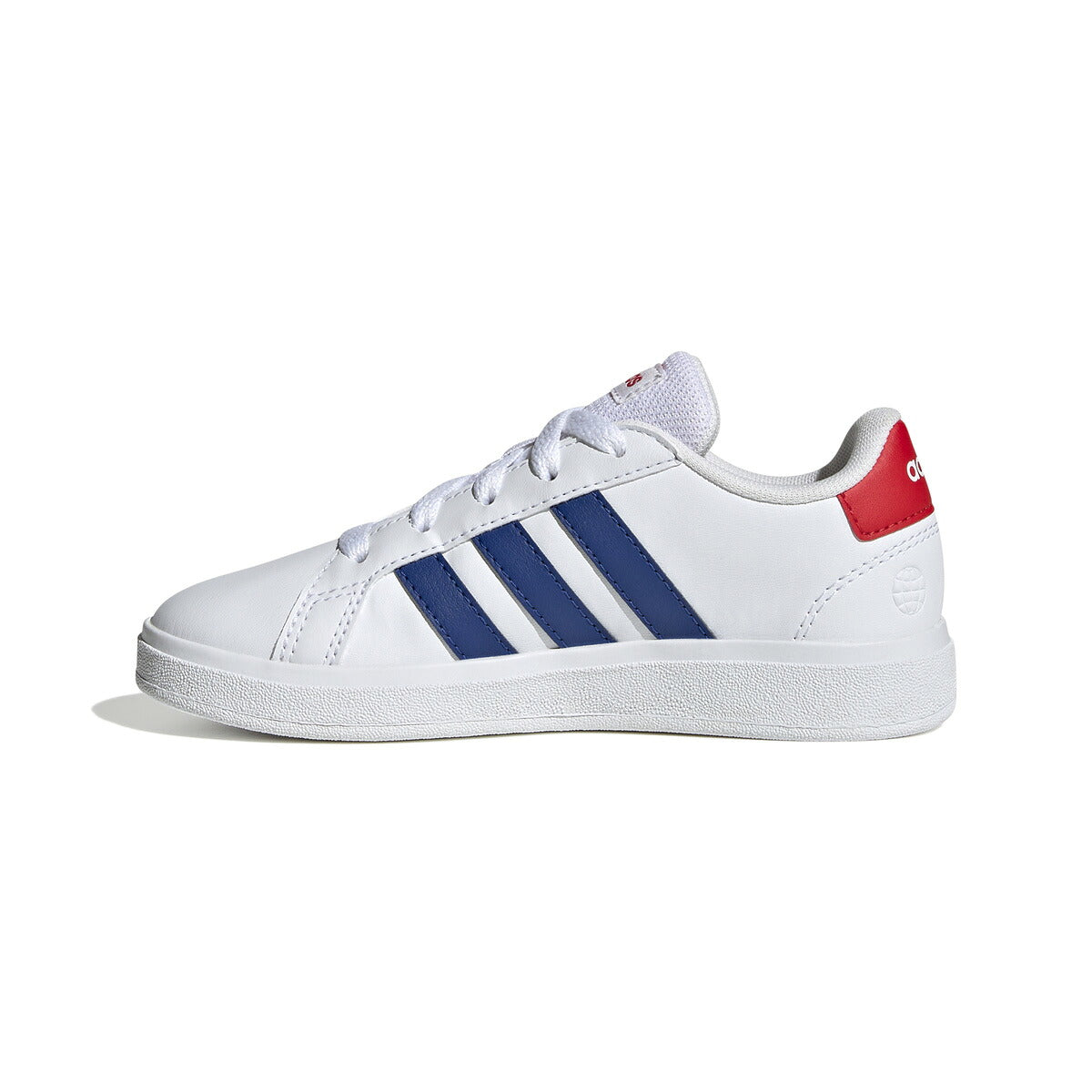 アディダス GRAND COURT 2.0 K グランドコート ライフスタイル テニス レースアップ シューズ ジュニア ブランド スニーカー adidas カジュアル 運動会 10003388 GW6504 白 ホワイト 男 女の子 キッズ