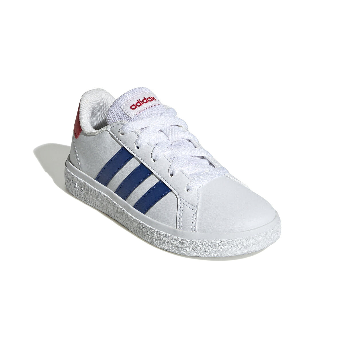 アディダス GRAND COURT 2.0 K グランドコート ライフスタイル テニス レースアップ シューズ ジュニア ブランド スニーカー adidas カジュアル 運動会 10003388 GW6504 白 ホワイト 男 女の子 キッズ