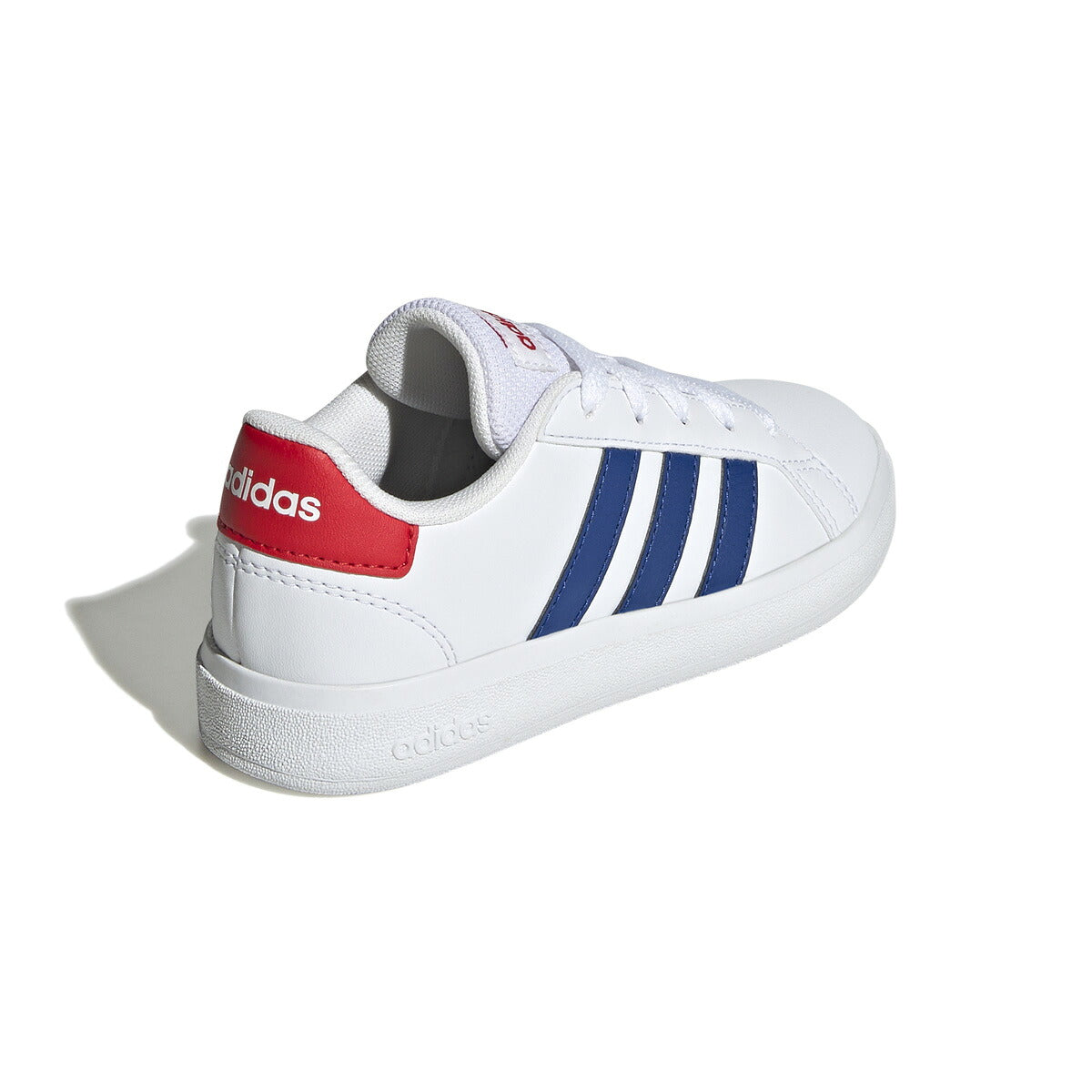 アディダス GRAND COURT 2.0 K グランドコート ライフスタイル テニス レースアップ シューズ ジュニア ブランド スニーカー adidas カジュアル 運動会 10003388 GW6504 白 ホワイト 男 女の子 キッズ