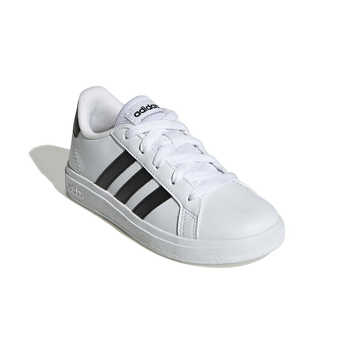 アディダス GRAND COURT 2.0 K グランドコート ライフスタイル テニス レースアップ シューズ ジュニア ブランド スニーカー adidas カジュアル 運動会 10003388 GW6511 白 ホワイト 男 女の子 キッズ