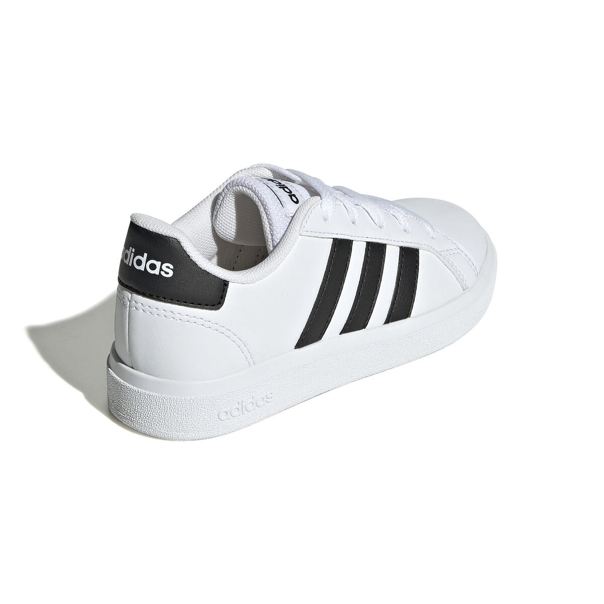 アディダス GRAND COURT 2.0 K グランドコート ライフスタイル テニス レースアップ シューズ ジュニア ブランド スニーカー adidas カジュアル 運動会 10003388 GW6511 白 ホワイト 男 女の子 キッズ